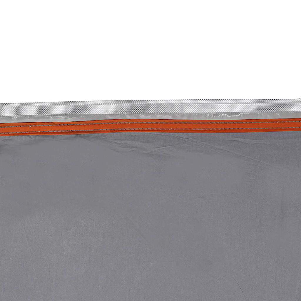 Karavano markizė asmeniui 240 x 460 cm Pilka ir oranžinė tafta