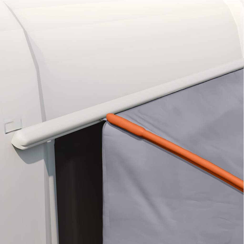 Bagažinės palapinė Pilka ir oranžinė 194 x 180 x 210 cm tafta