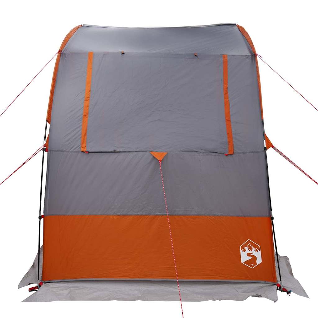 Bagažinės palapinė Pilka ir oranžinė 194 x 180 x 210 cm tafta