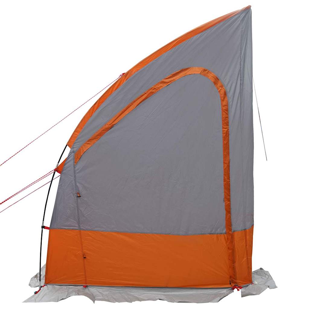 Bagažinės palapinė Pilka ir oranžinė 194 x 180 x 210 cm tafta