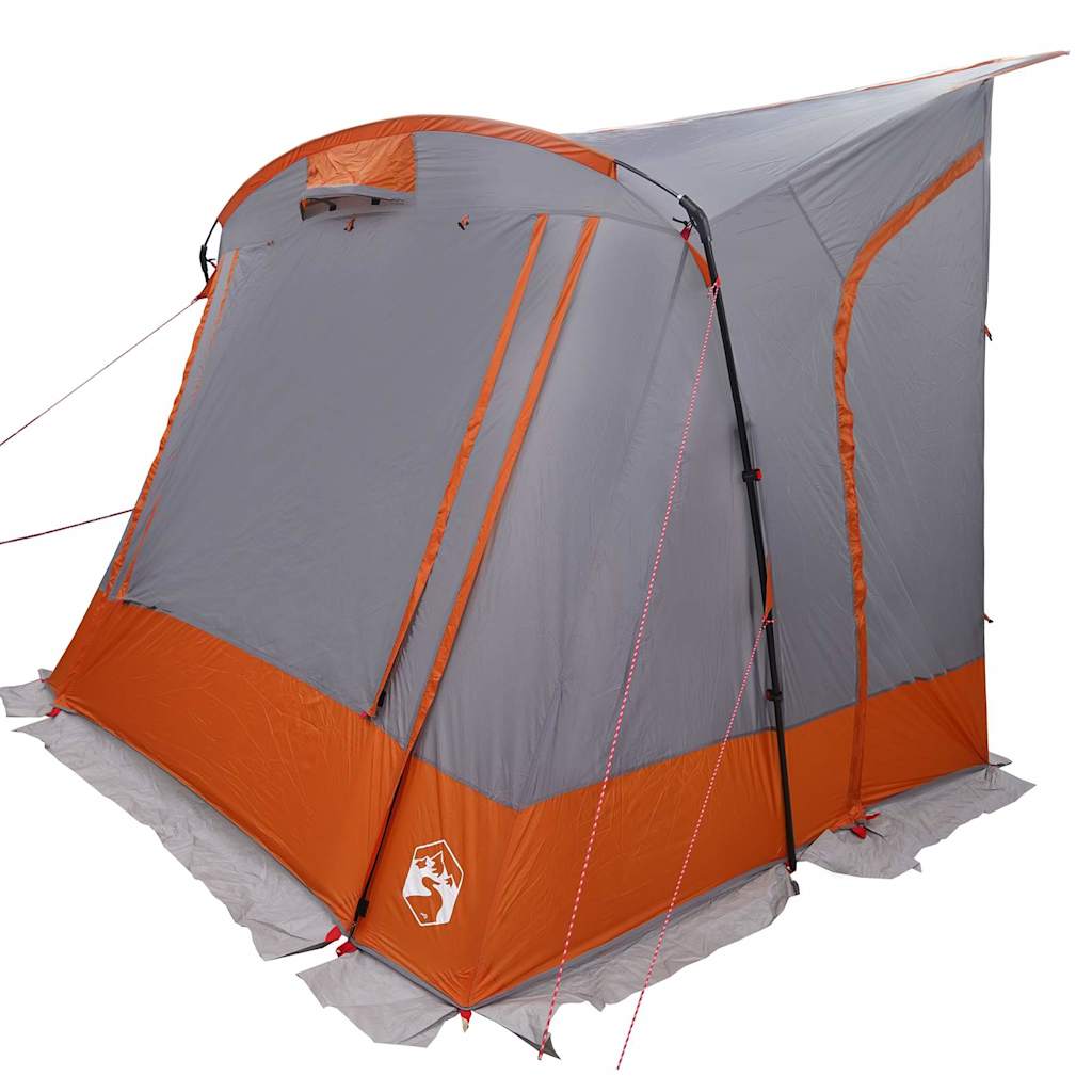 Bagažinės palapinė Pilka ir oranžinė 285 x 255 x 245 cm tafta