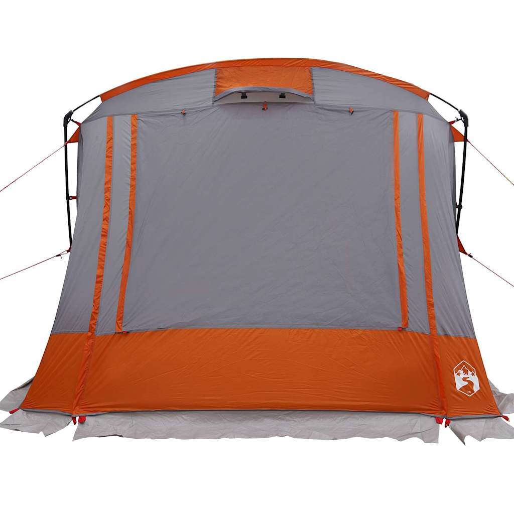 Bagažinės palapinė Pilka ir oranžinė 285 x 255 x 245 cm tafta