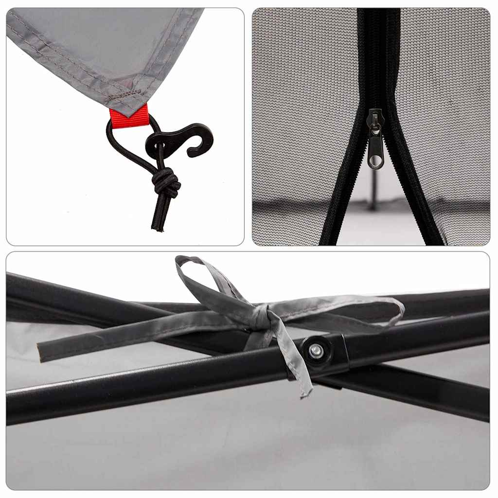 Tinklinė vidinė palapinė Pilka 303 x 303 cm