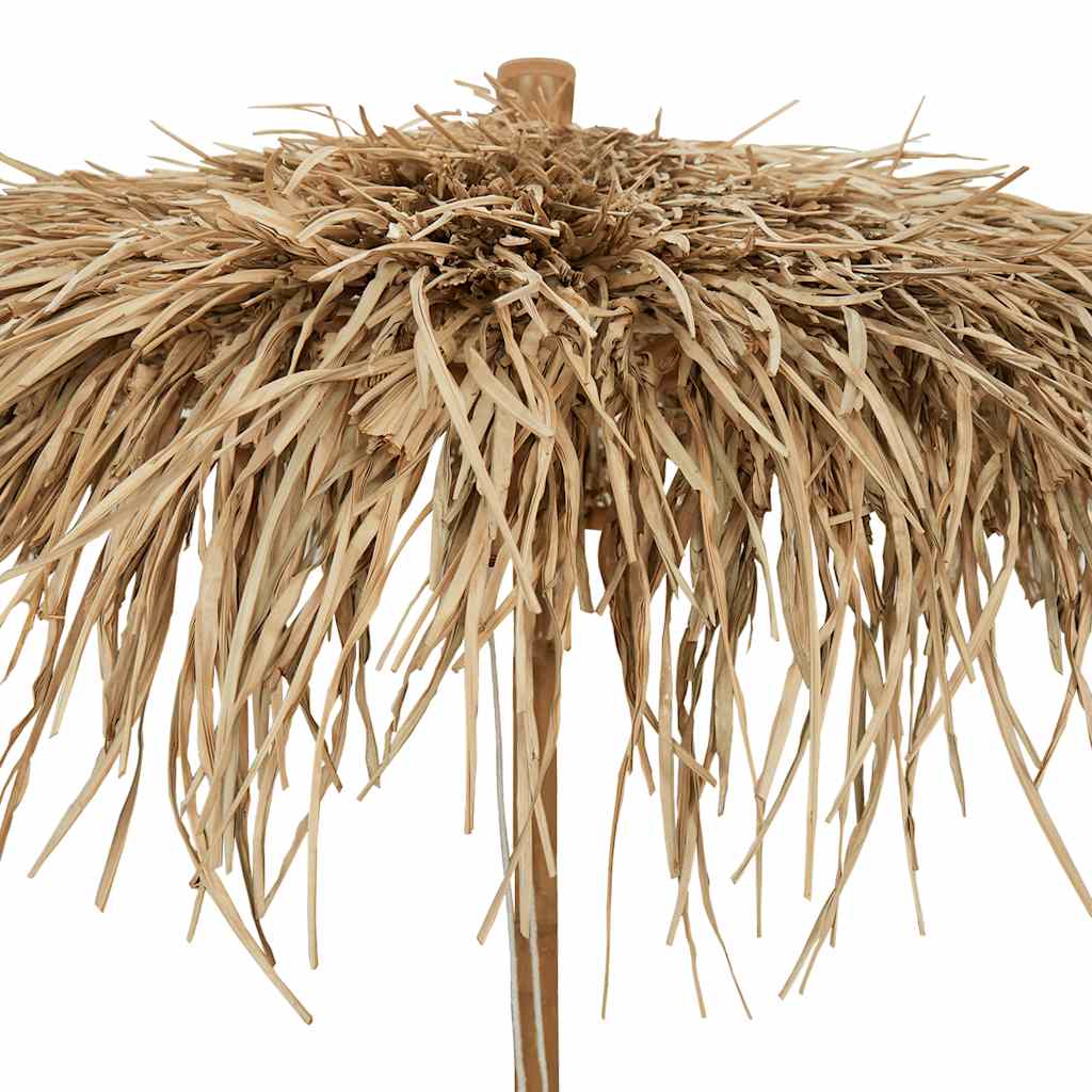 Tiki skėtis su banano lapo stogeliu, 150 cm, bambukas