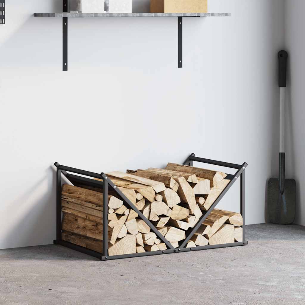 Stovas malkoms, juodos, 70x43x34,5 cm, šaltai valcuotas plienas