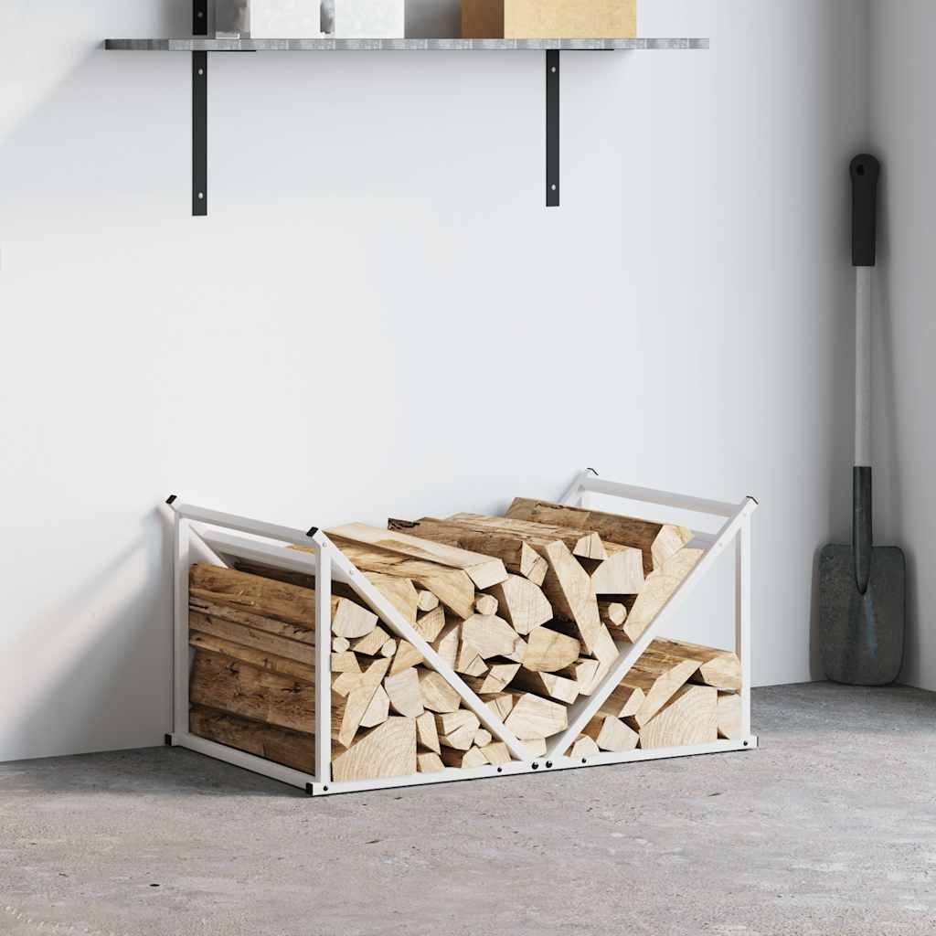 Stovas malkoms, balta, 70x43x34,5 cm, šaltai valcuotas plienas
