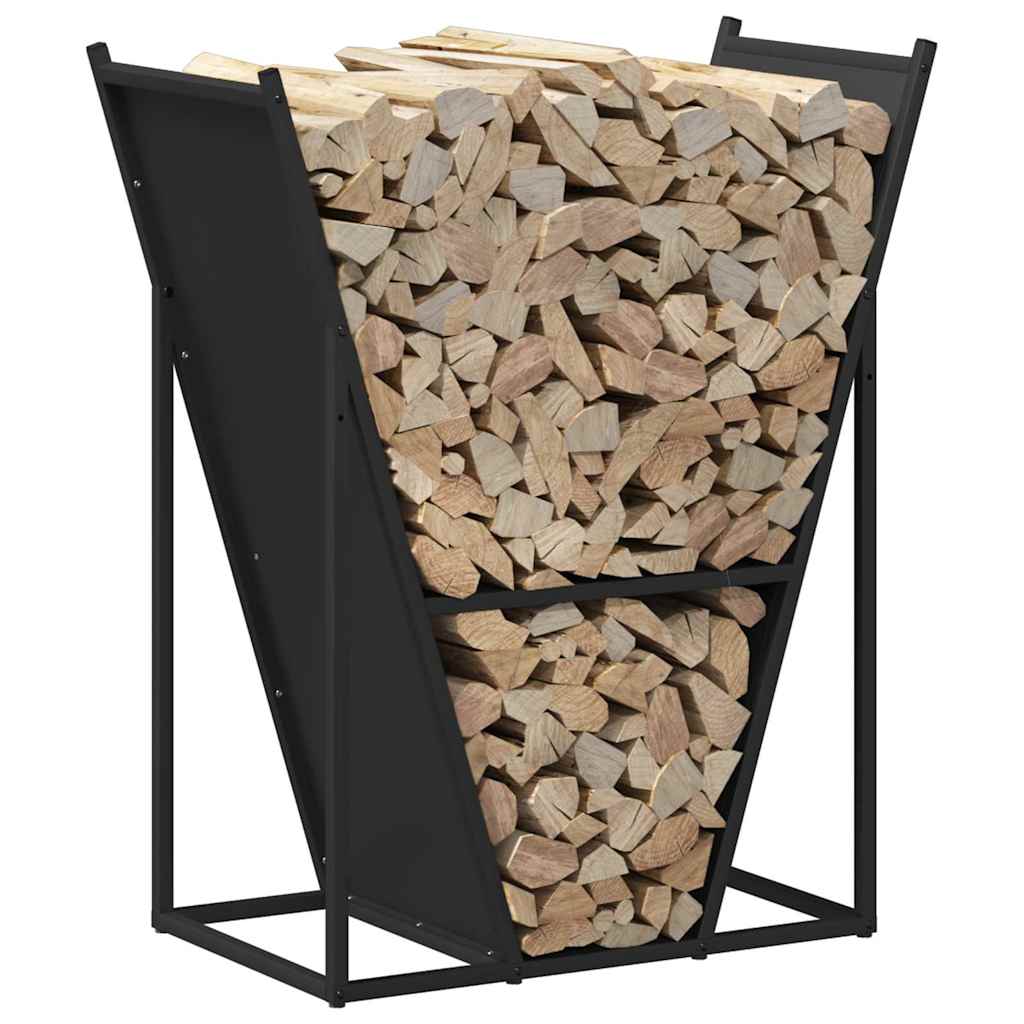 Stovas malkoms, juodos, 69,5x35x81 cm, šaltai valcuotas plienas