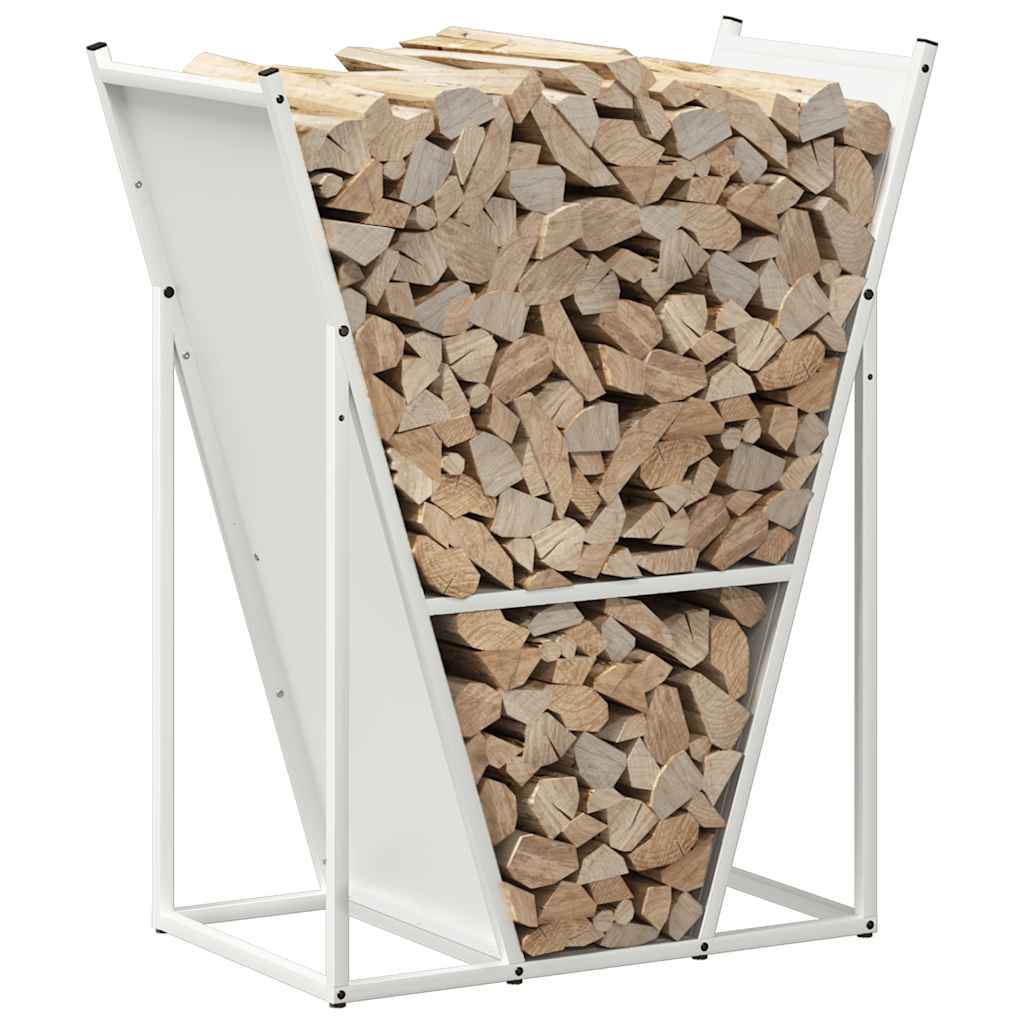 Stovas malkoms, balta, 69,5x35x81 cm, šaltai valcuotas plienas