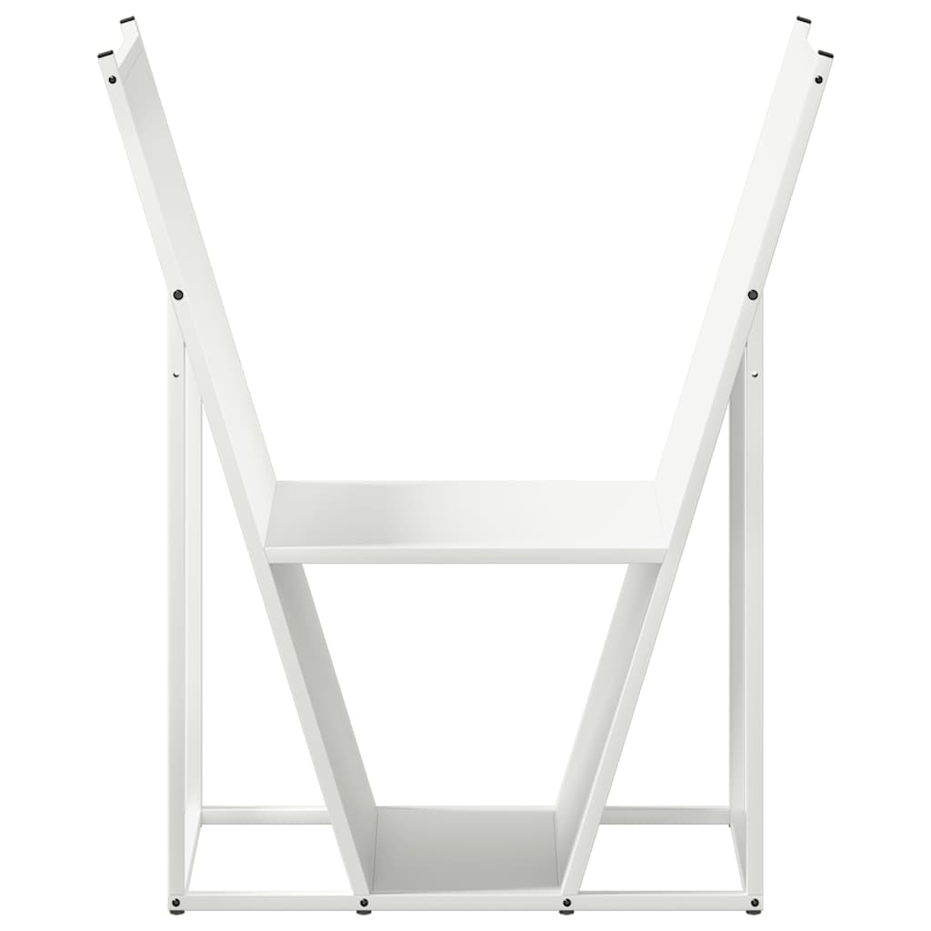 Stovas malkoms, balta, 69,5x35x81 cm, šaltai valcuotas plienas