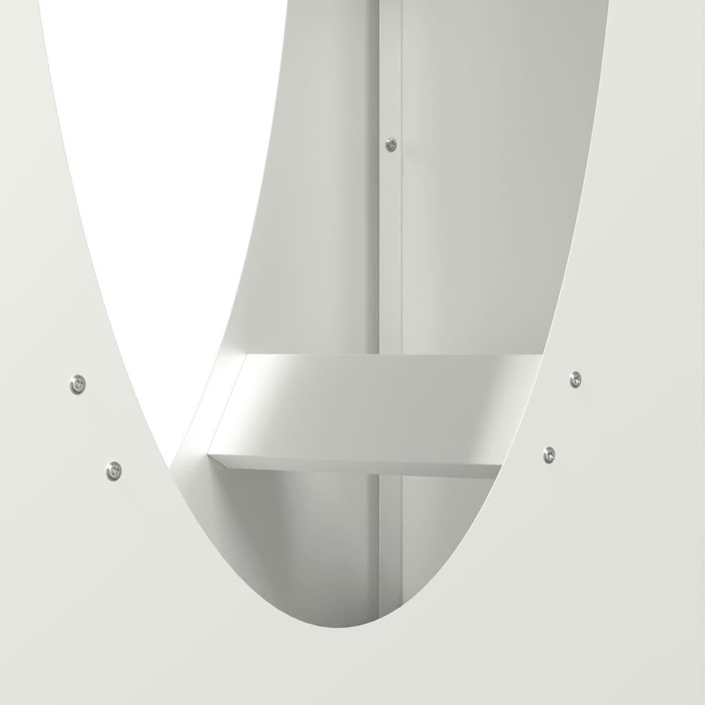 Stovas malkoms, balta, 50x23x100 cm, šaltai valcuotas plienas