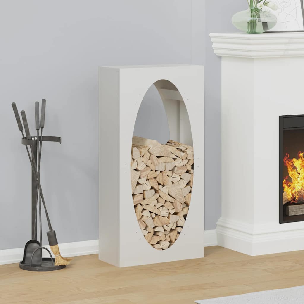 Stovas malkoms, balta, 50x23x100 cm, šaltai valcuotas plienas