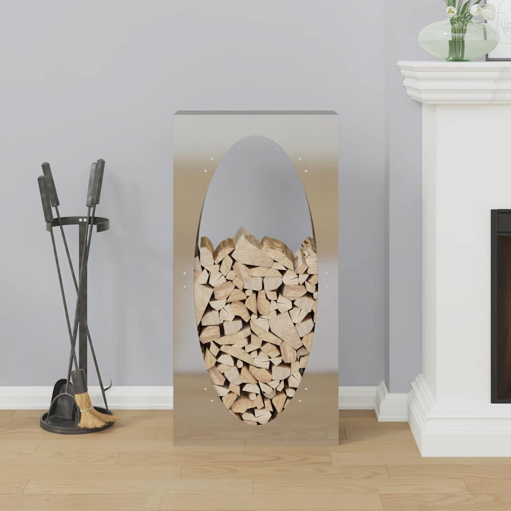 Stovas malkoms, 50x23x100 cm, nerūdijantis plienas
