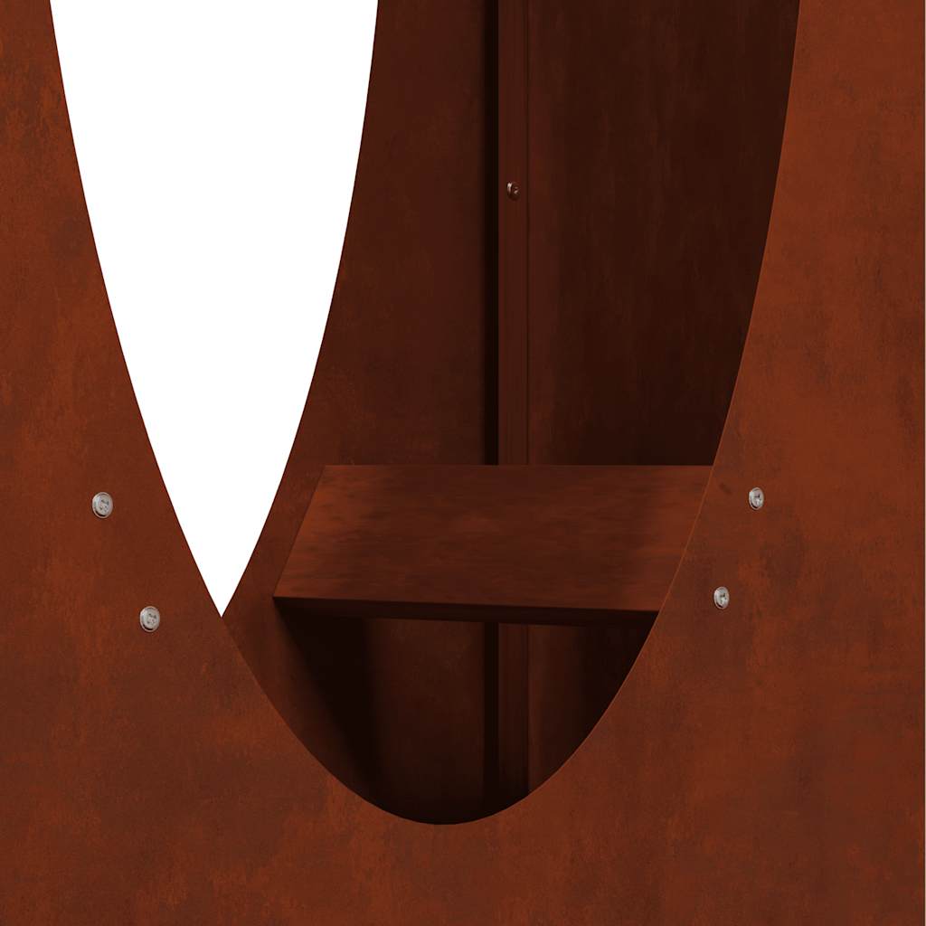 Malkinė lentyna 50x23x100 cm oro sąlygoms atsparus plienas
