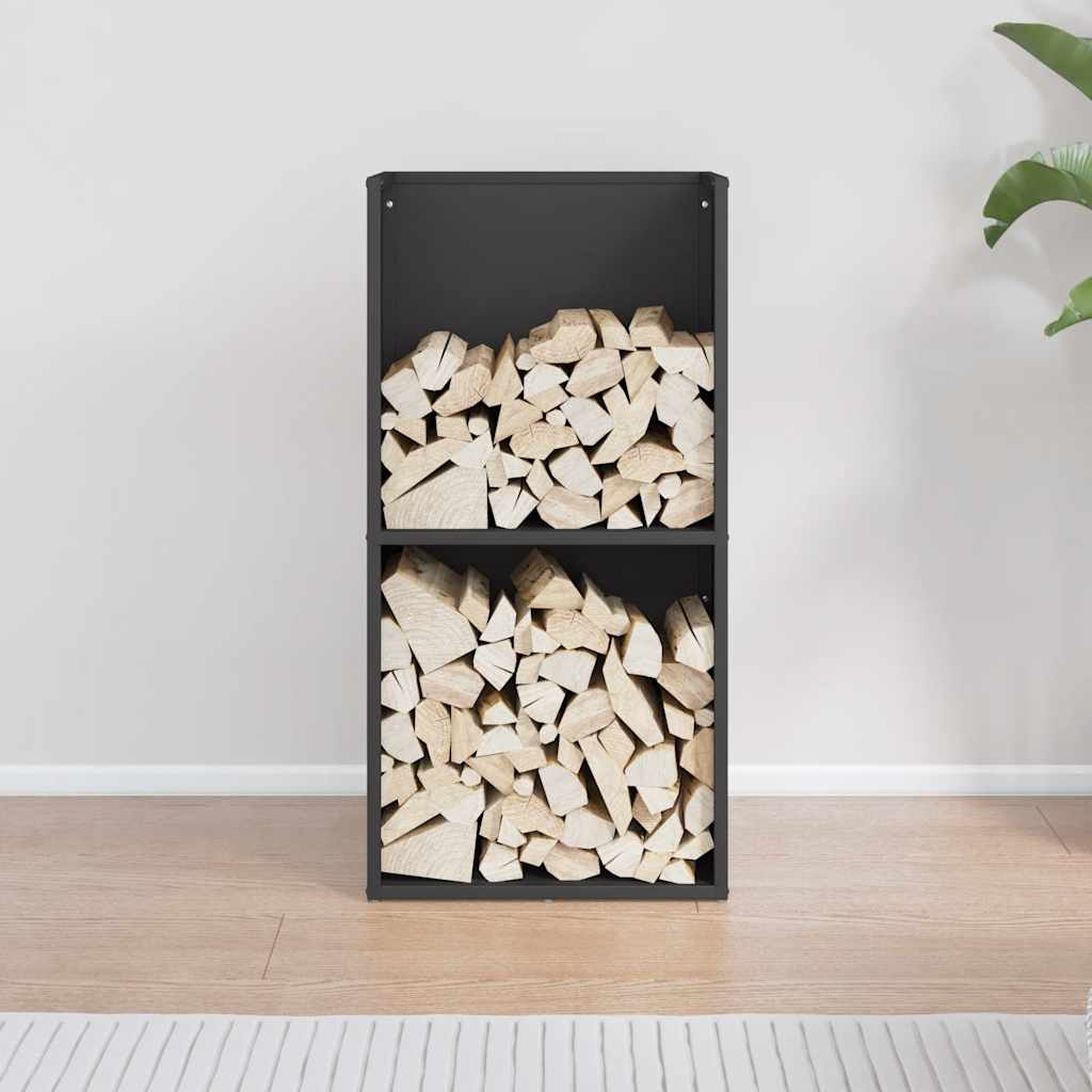 Stovas malkoms, juodos, 40x30x80 cm, šaltai valcuotas plienas