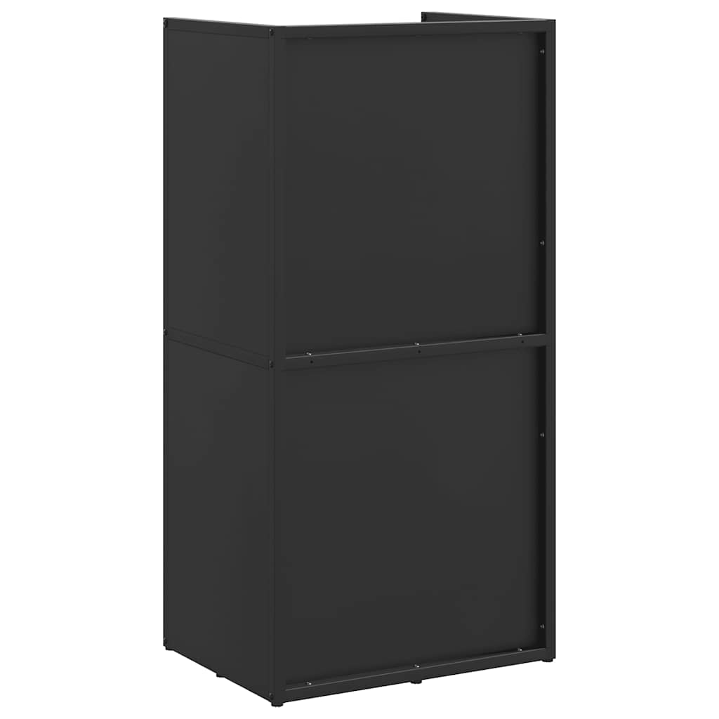 Stovas malkoms, juodos, 40x30x80 cm, šaltai valcuotas plienas