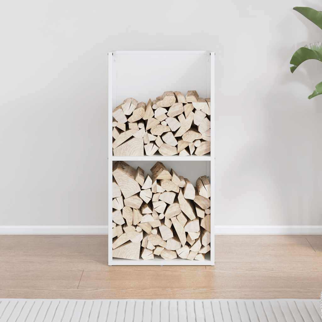 Stovas malkoms, balta, 40x30x80 cm, šaltai valcuotas plienas