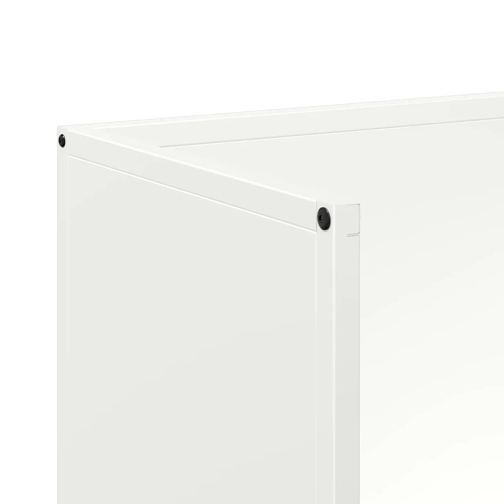 Stovas malkoms, balta, 40x30x80 cm, šaltai valcuotas plienas