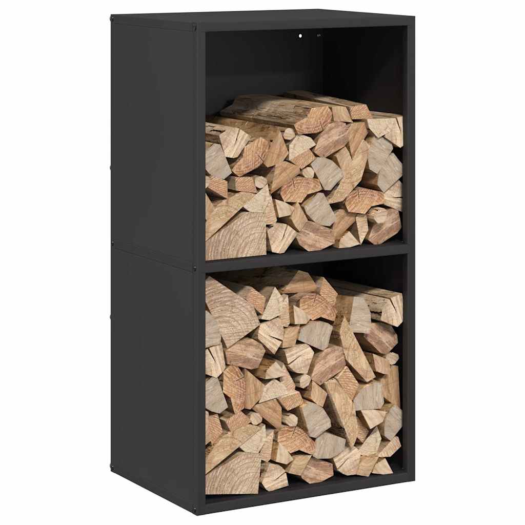 Stovas malkoms, juodos, 40x30x75 cm, šaltai valcuotas plienas