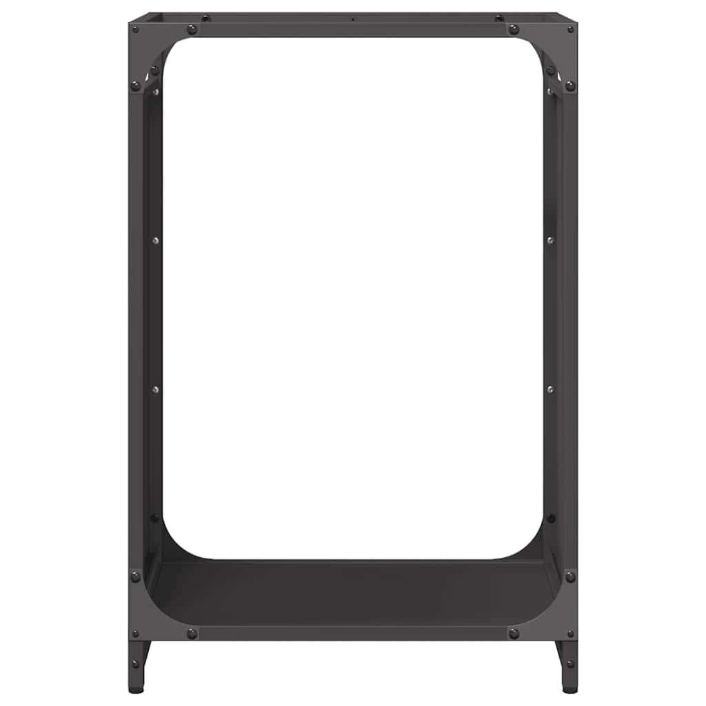Stovas malkoms, juodos, 44x28x65 cm, šaltai valcuotas plienas
