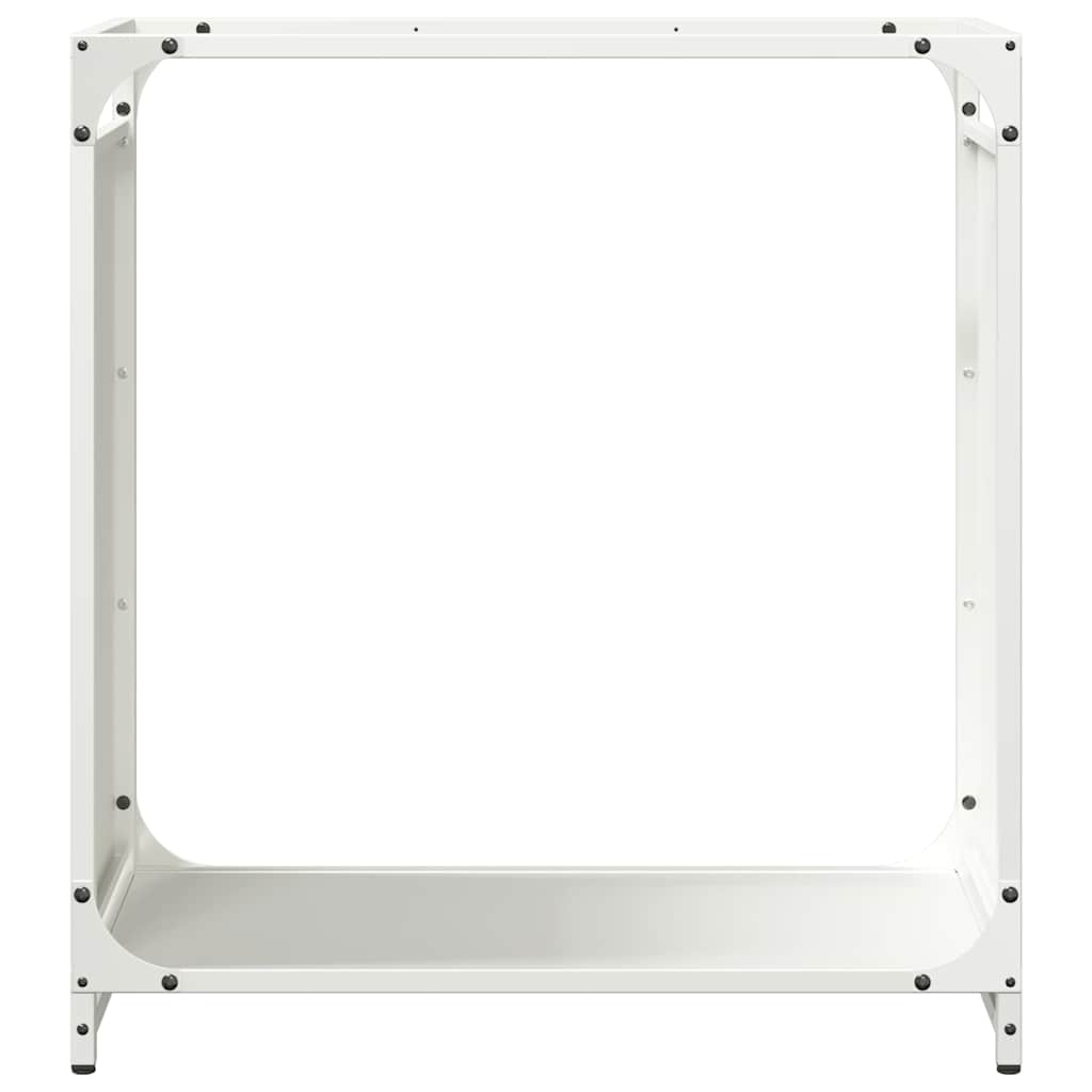 Stovas malkoms, balta, 60x28x65 cm, šaltai valcuotas plienas
