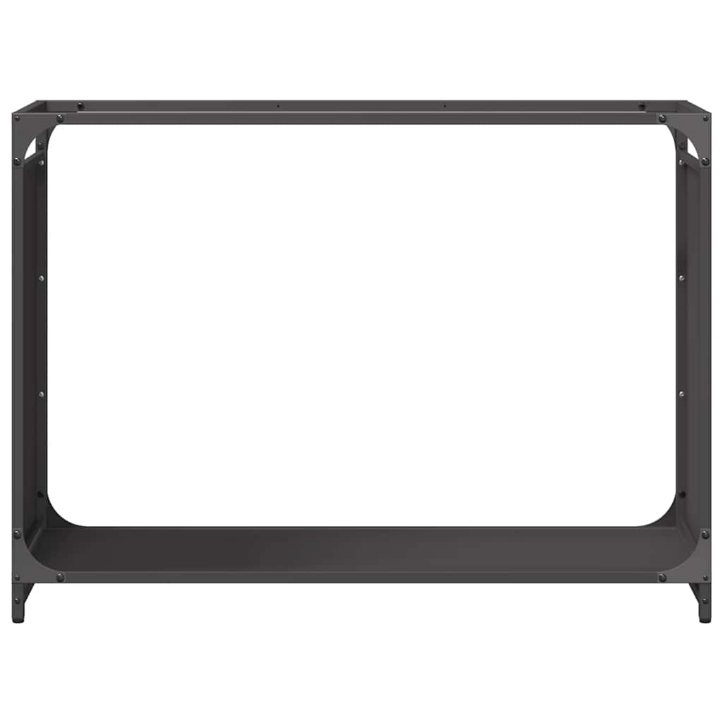 Stovas malkoms, juodos, 90x28x65 cm, šaltai valcuotas plienas