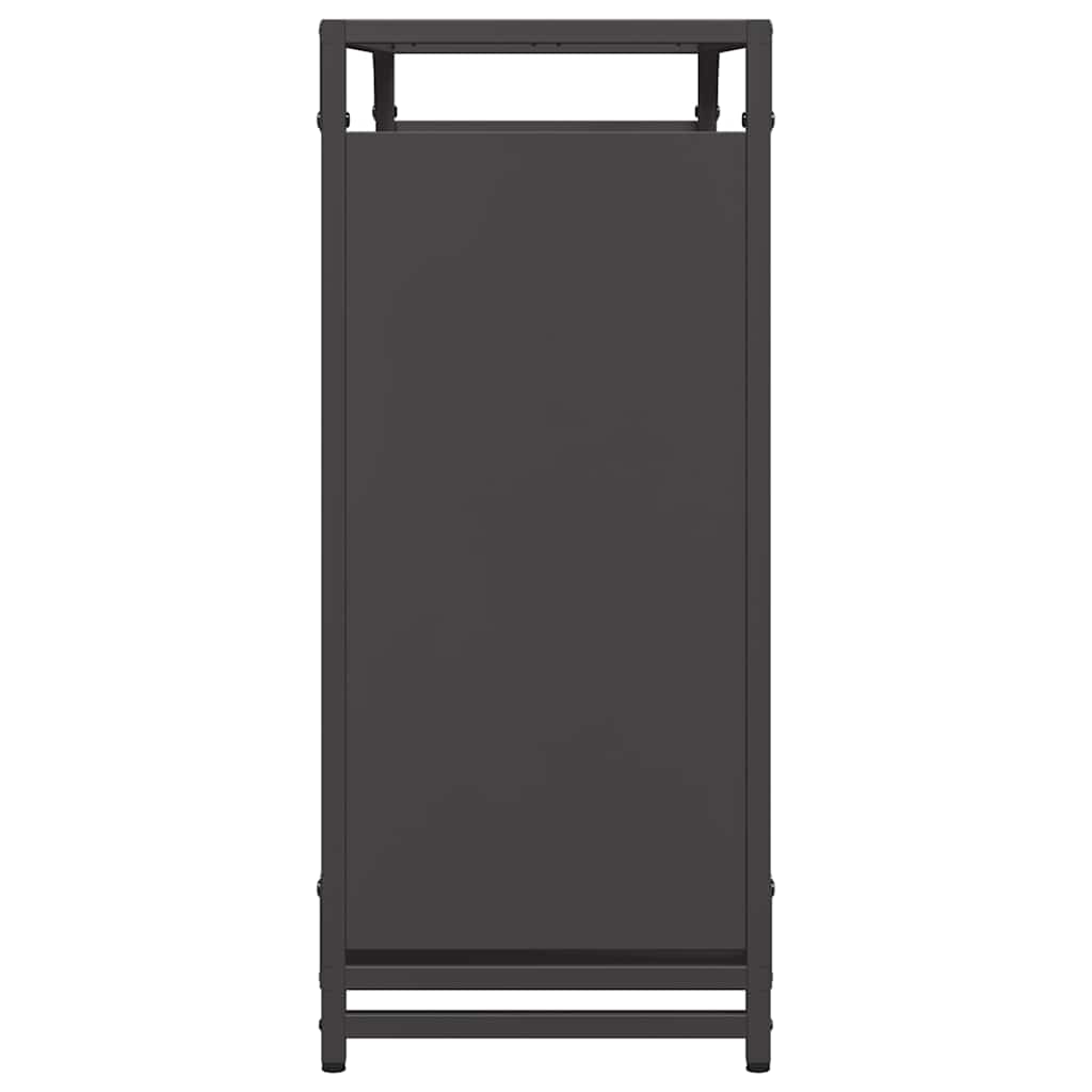 Stovas malkoms, juodos, 90x28x65 cm, šaltai valcuotas plienas