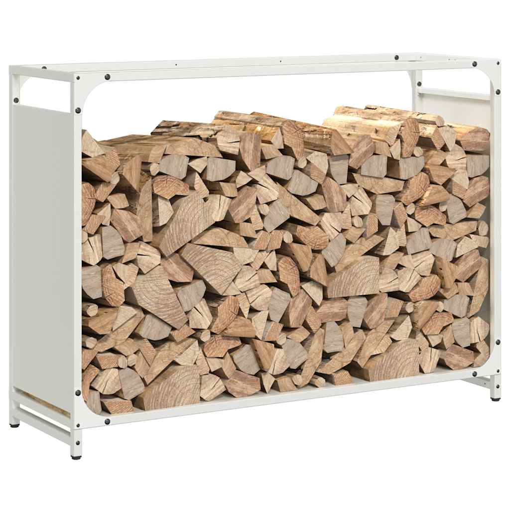 Stovas malkoms, balta, 90x28x65 cm, šaltai valcuotas plienas