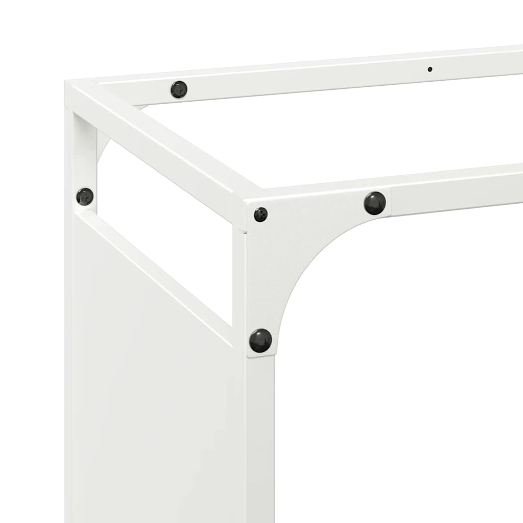 Stovas malkoms, balta, 90x28x65 cm, šaltai valcuotas plienas