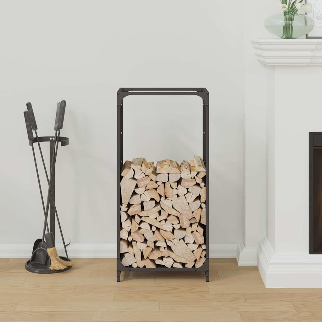 Stovas malkoms, juodos, 44x28x90 cm, šaltai valcuotas plienas