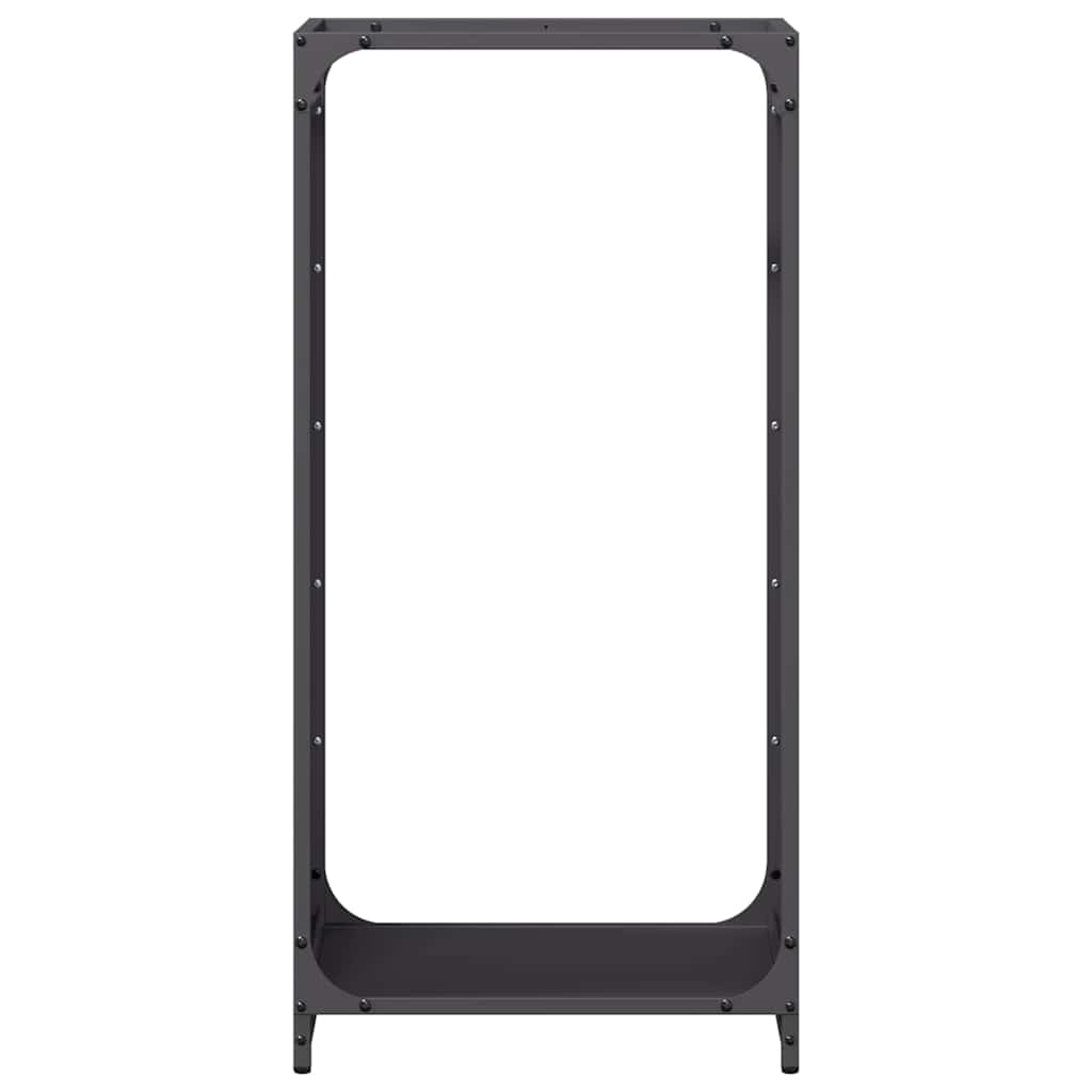 Stovas malkoms, juodos, 44x28x90 cm, šaltai valcuotas plienas