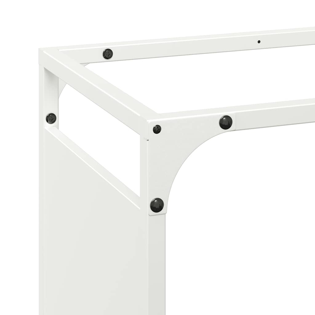 Stovas malkoms, balta, 44x28x90 cm, šaltai valcuotas plienas