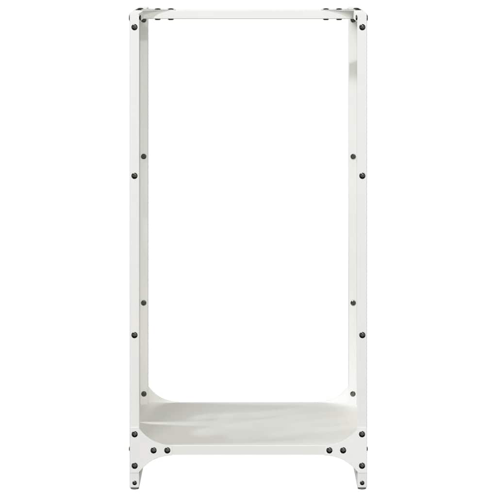 Stovas malkoms, balta, 40x30x80 cm, šaltai valcuotas plienas