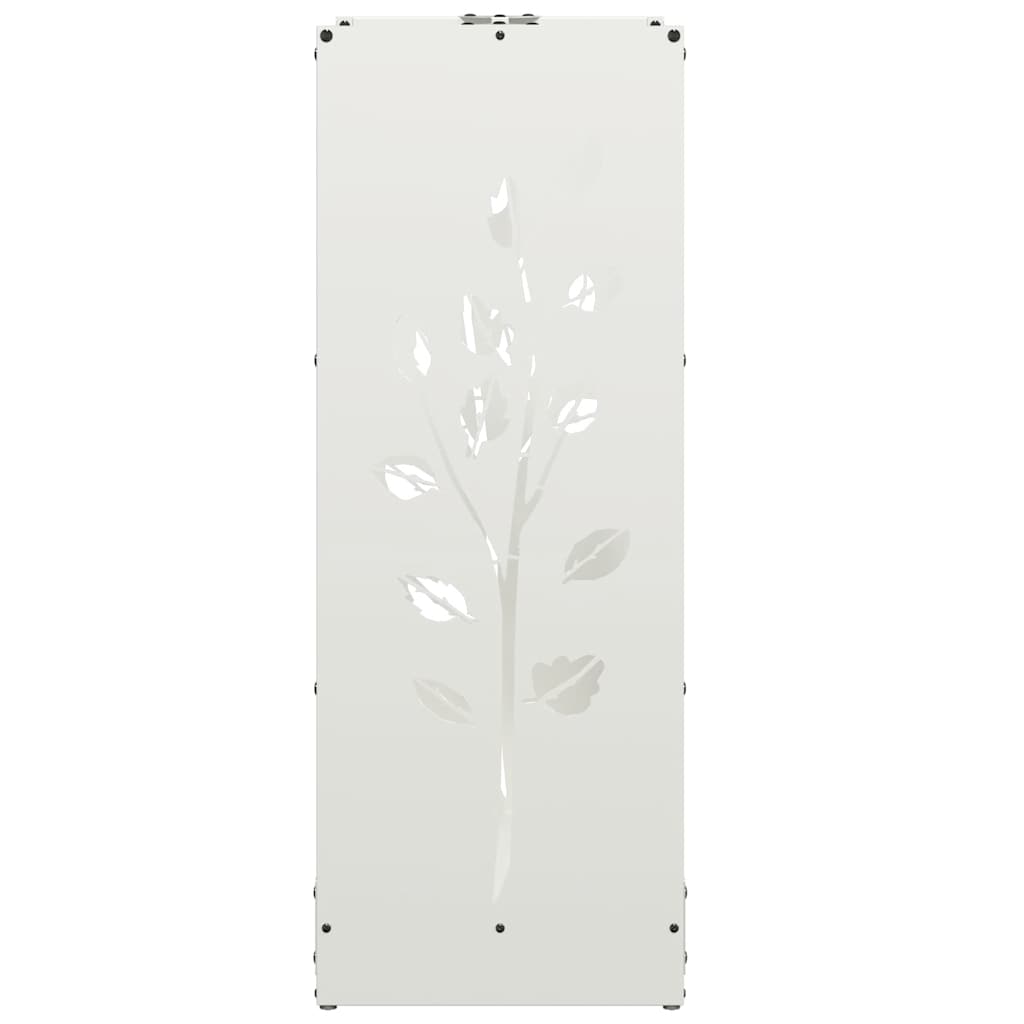 Stovas malkoms, balta, 40x30x80 cm, šaltai valcuotas plienas