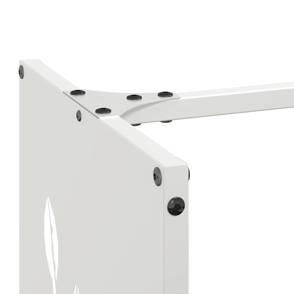 Stovas malkoms, balta, 40x30x80 cm, šaltai valcuotas plienas