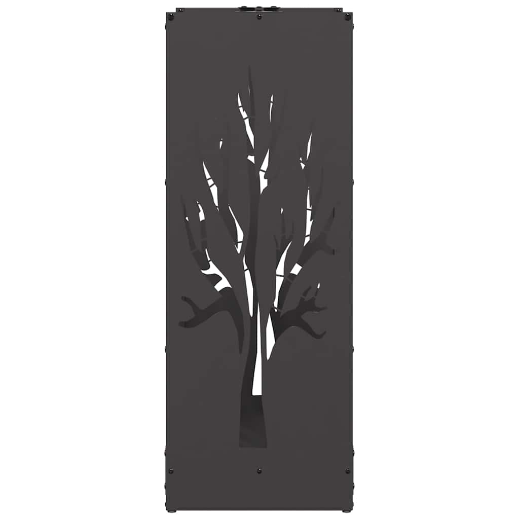 Stovas malkoms, juodos, 40x30x80 cm, šaltai valcuotas plienas