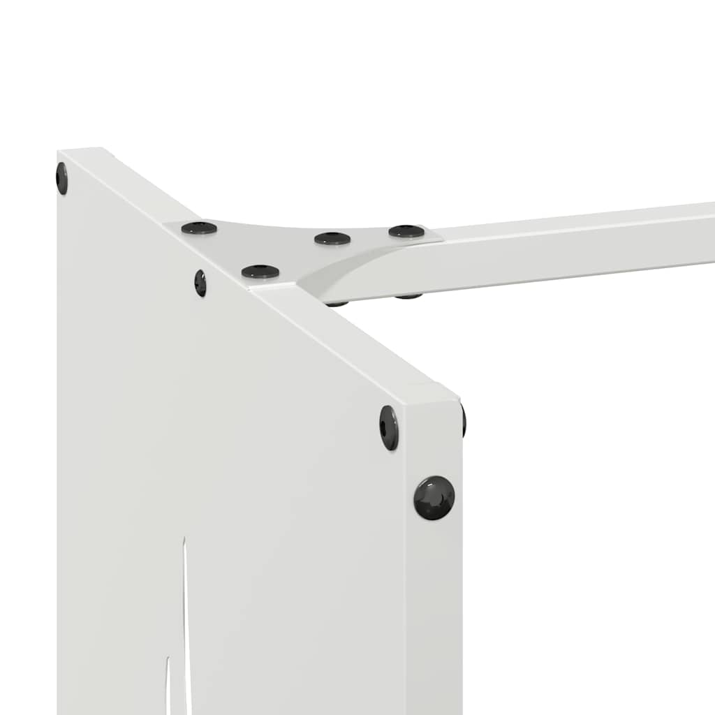 Stovas malkoms, balta, 40x30x80 cm, šaltai valcuotas plienas