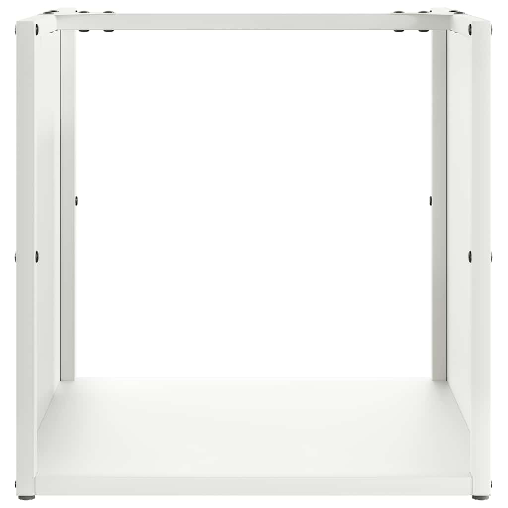 Stovas malkoms, balta, 40x40x40 cm, šaltai valcuotas plienas