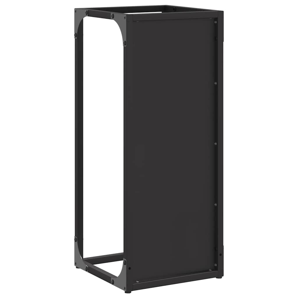 Malkų lentyna Juoda 25x25x60 cm Šaltai valcuotas plienas