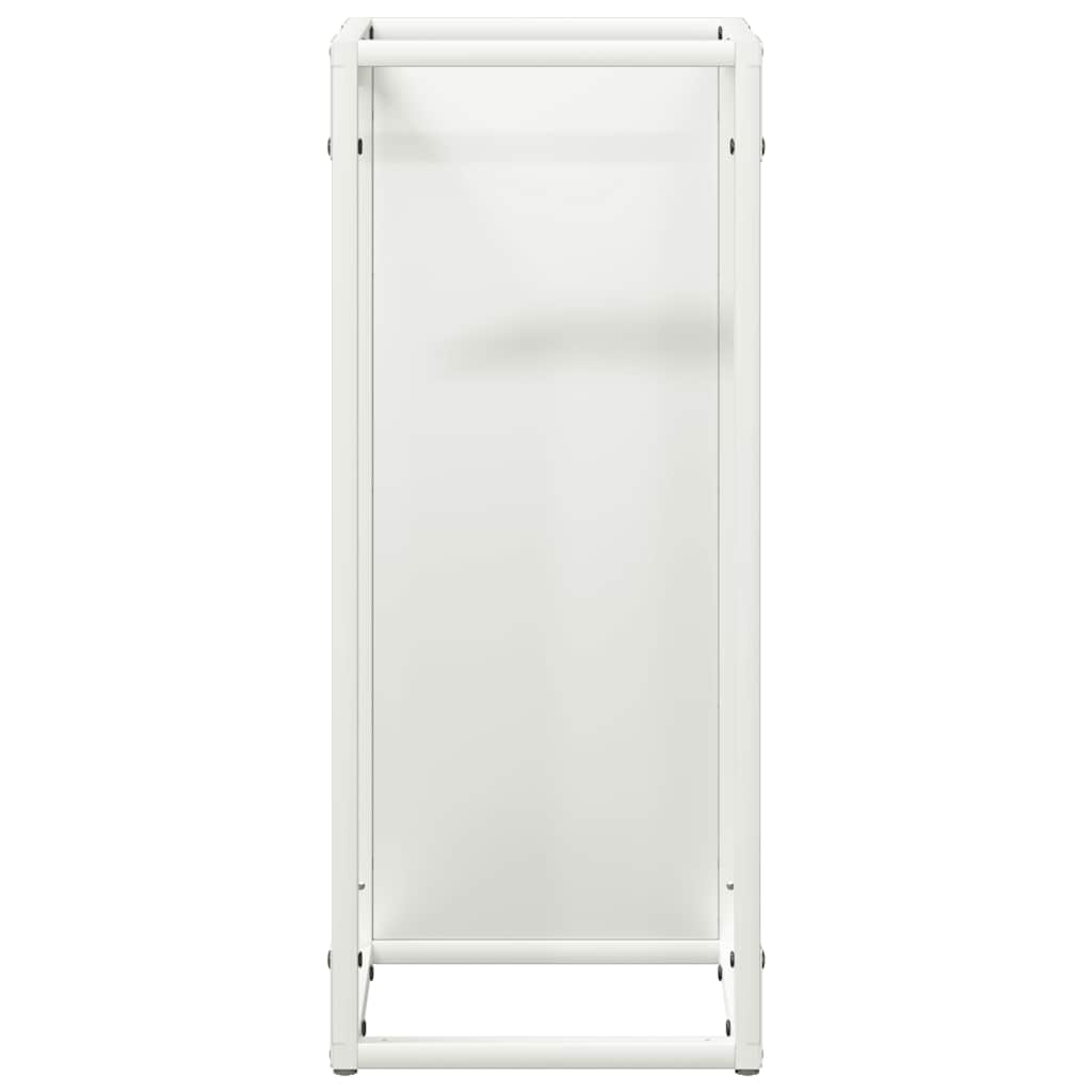 Malkų stovas Baltas 25x25x60 cm Šaltai valcuotas plienas