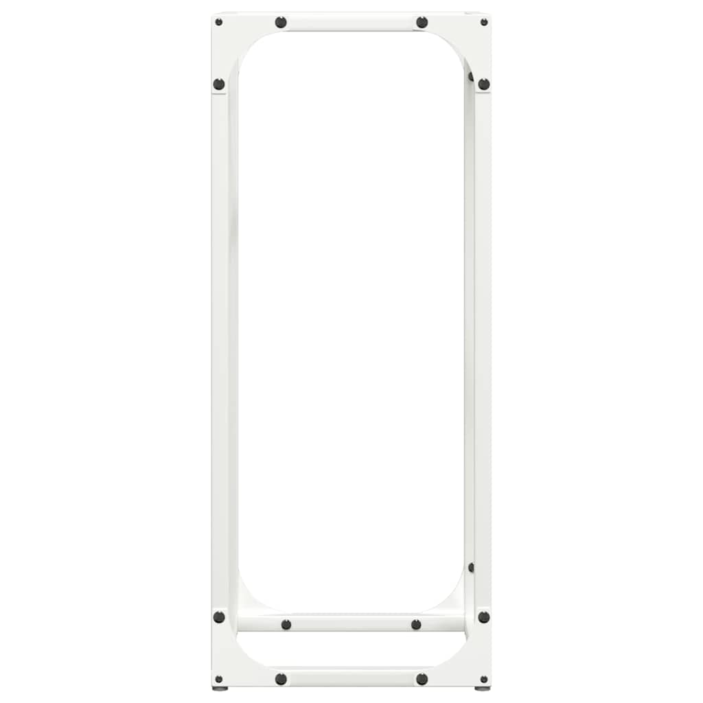Malkų stovas Baltas 25x25x60 cm Šaltai valcuotas plienas