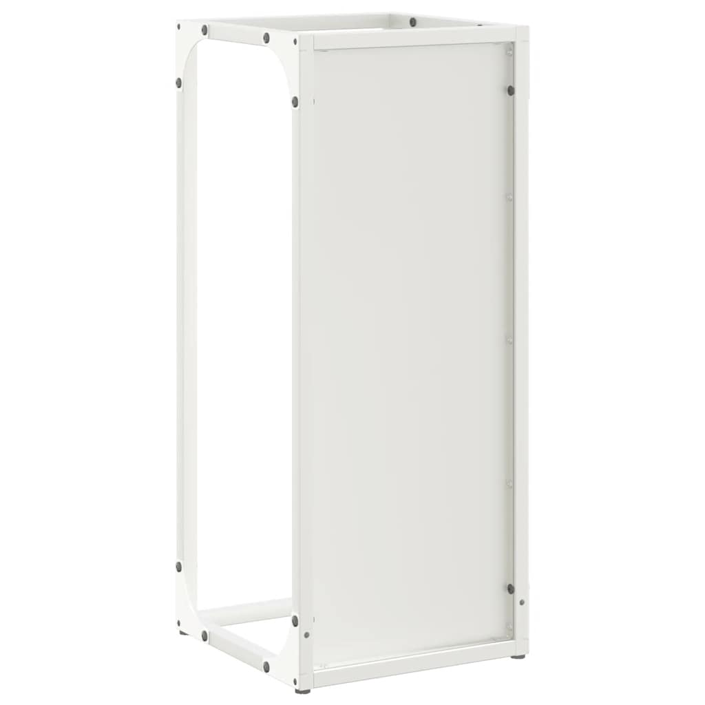 Malkų stovas Baltas 25x25x60 cm Šaltai valcuotas plienas