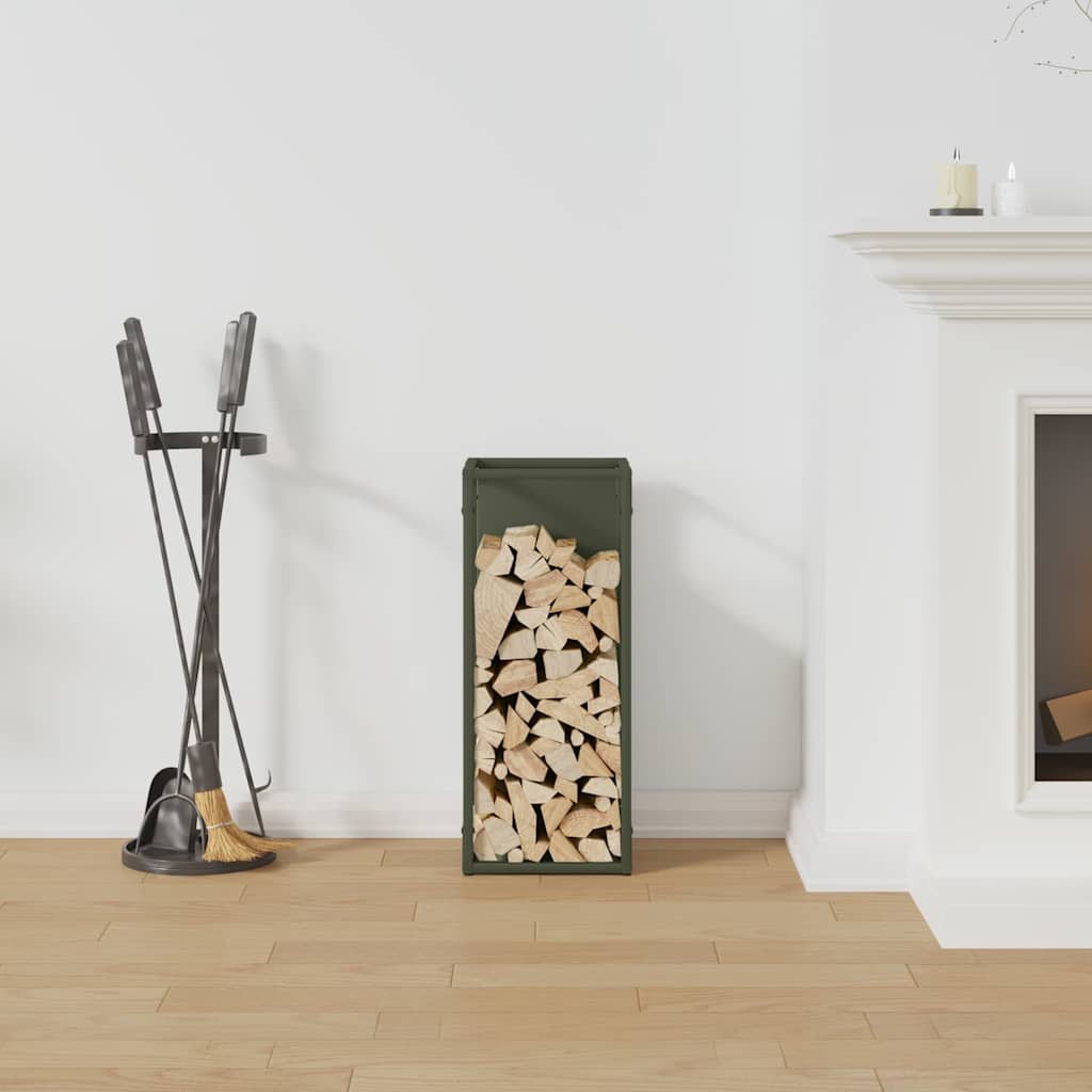 Malkų lentyna Olive Green 25x25x60 cm Šaltai valcuotas plienas