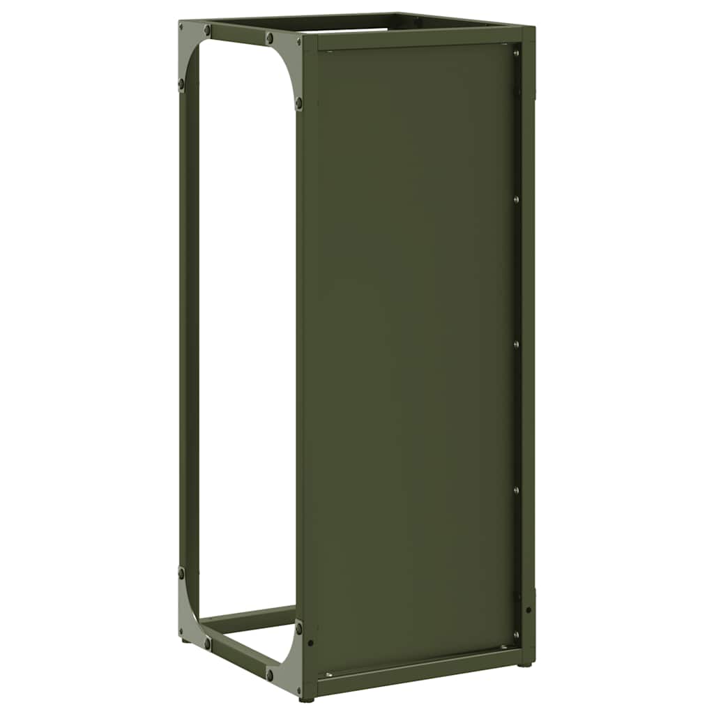 Malkų lentyna Olive Green 25x25x60 cm Šaltai valcuotas plienas