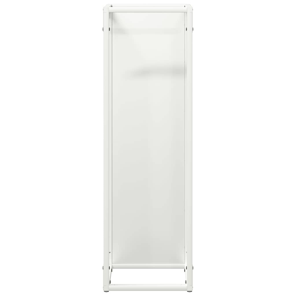 Malkų stovas Baltas 25x25x80 cm Šaltai valcuotas plienas