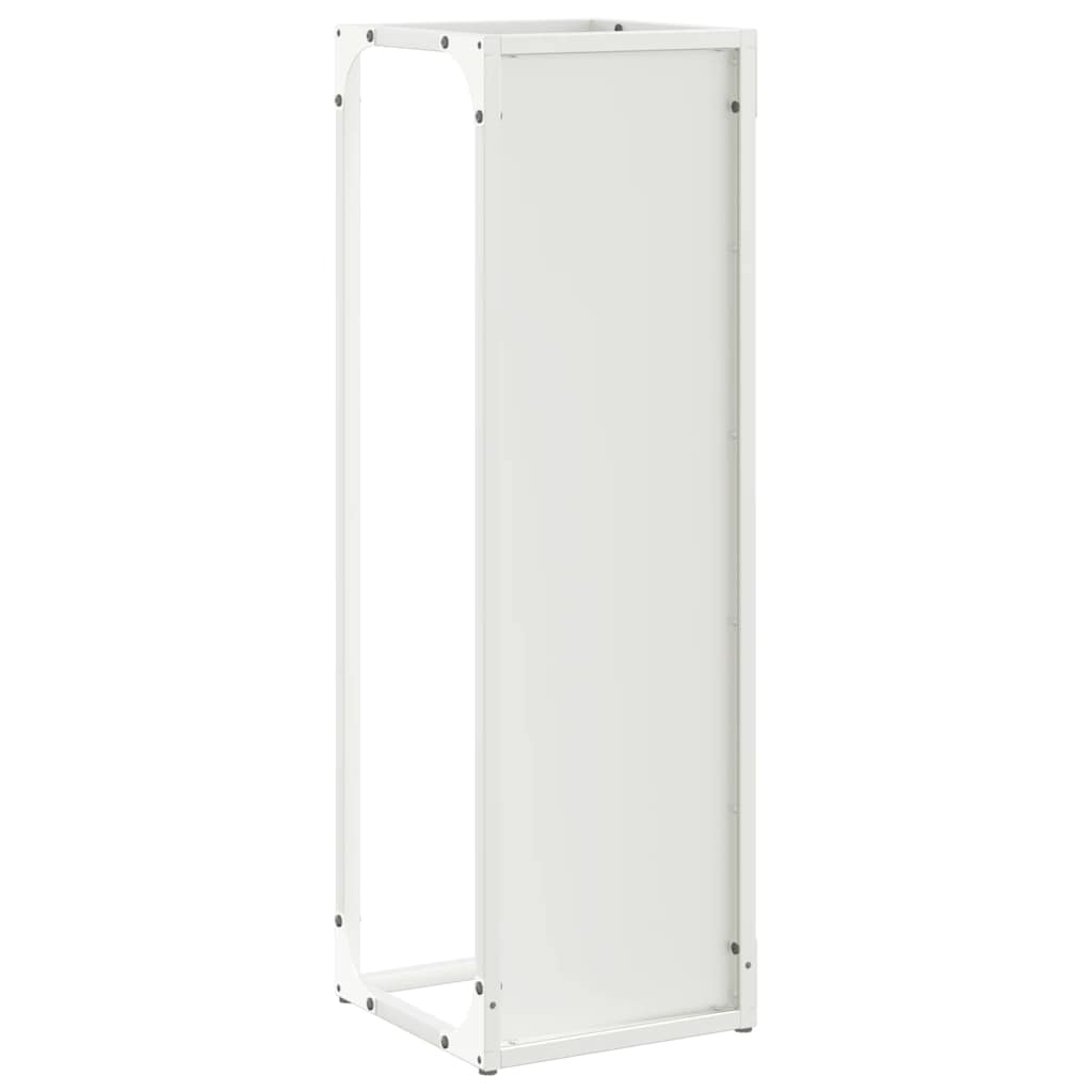 Malkų stovas Baltas 25x25x80 cm Šaltai valcuotas plienas