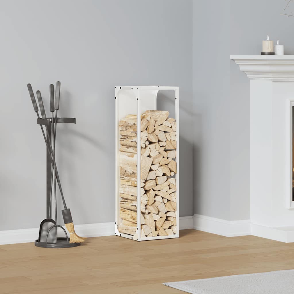 Malkų stovas Baltas 25x25x80 cm Šaltai valcuotas plienas