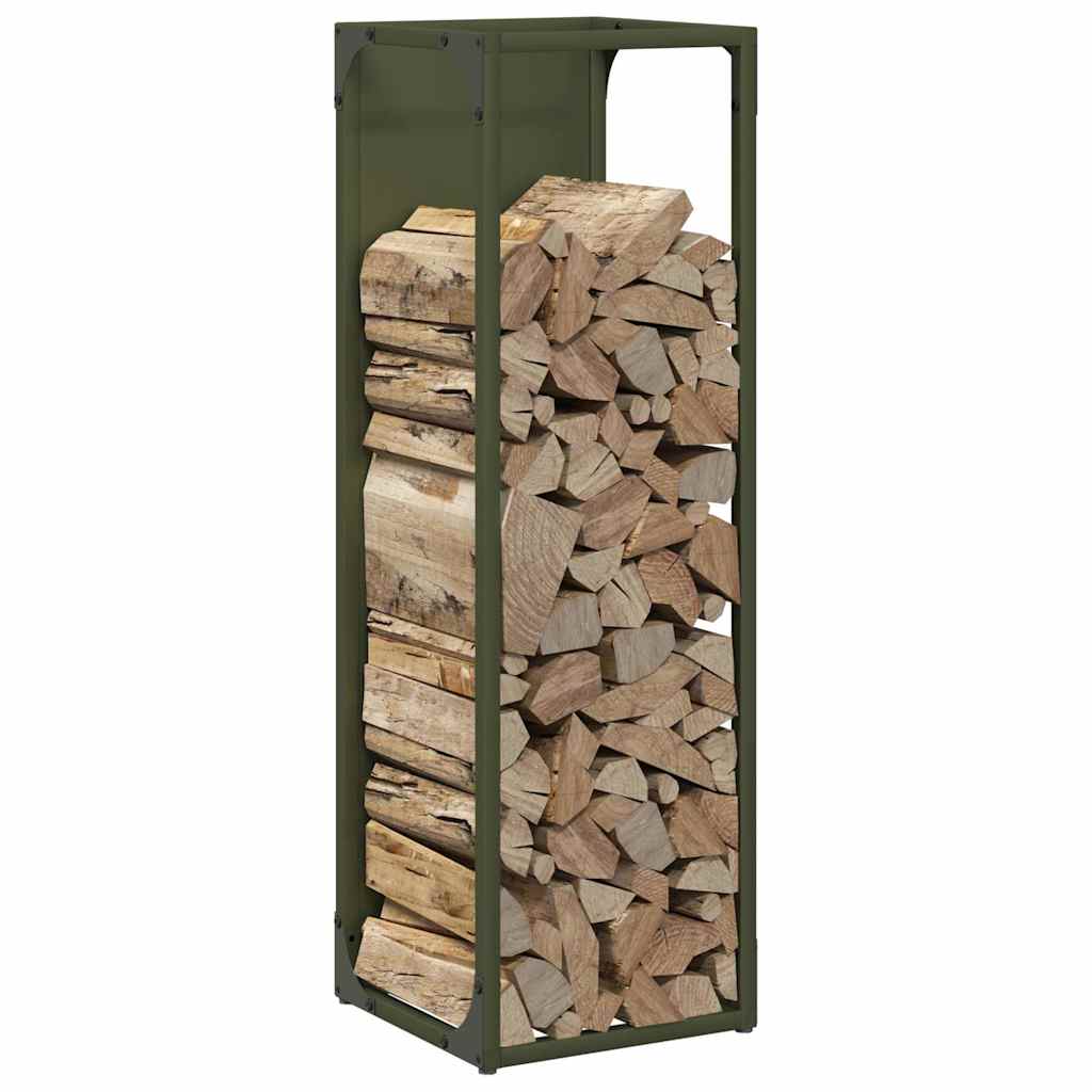 Malkų lentyna Olive Green 25x25x80 cm Šaltai valcuotas plienas