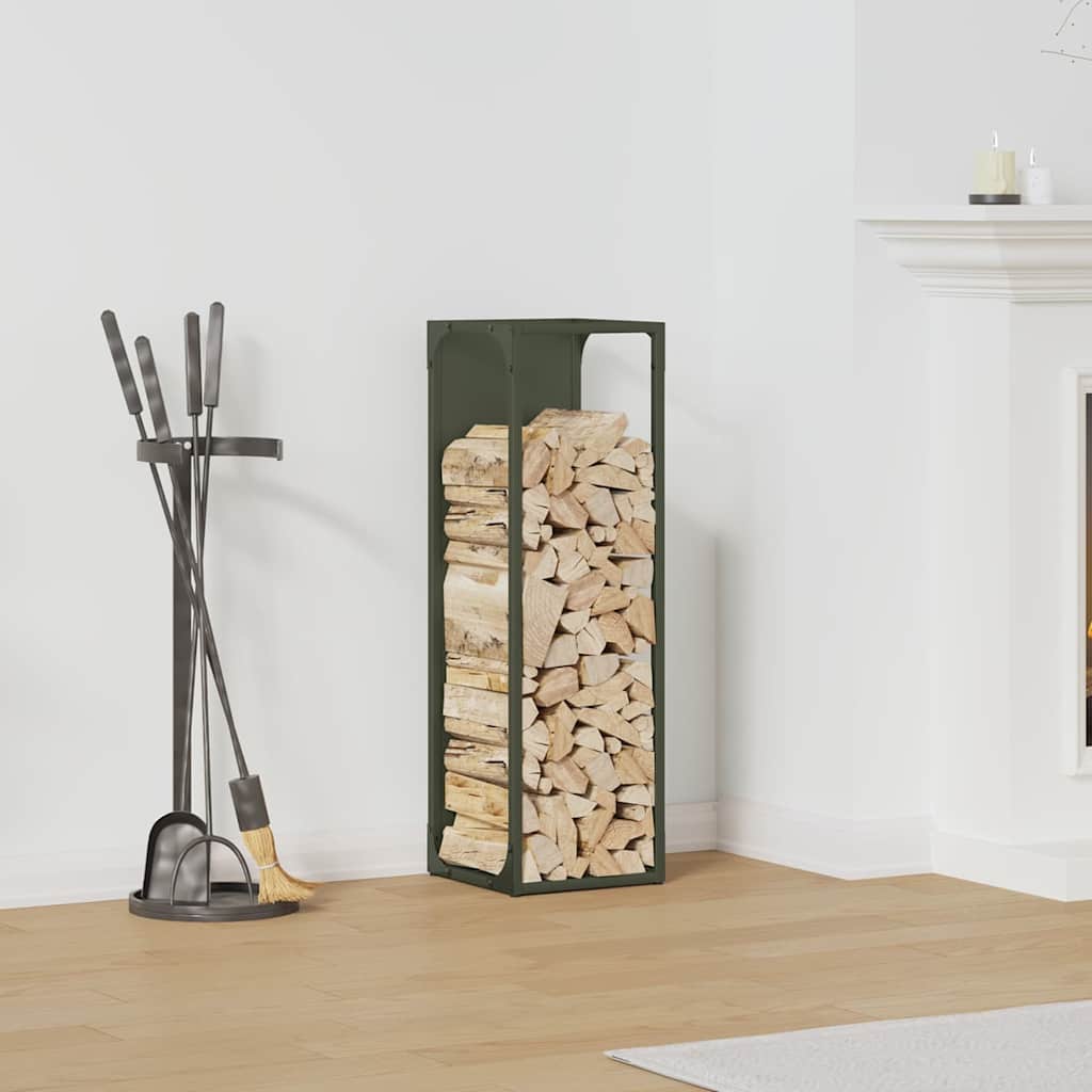 Malkų lentyna Olive Green 25x25x80 cm Šaltai valcuotas plienas