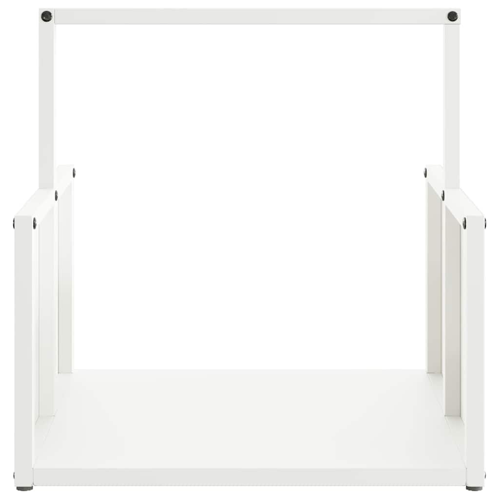 Stovas malkoms, balta, 40x40x40 cm, šaltai valcuotas plienas