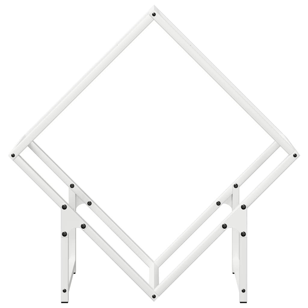 Malkų stovas Baltas 60x25x60 cm Šaltai valcuotas plienas